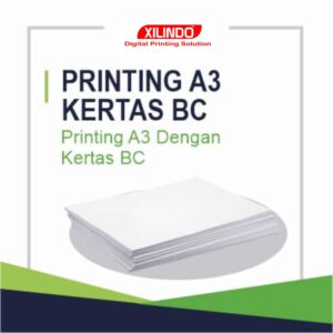 Cetak Kertas Linen Ukuran A3+ - XILINDO