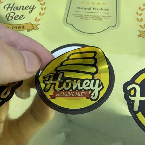 Stiker Vinyl Gold A3+
