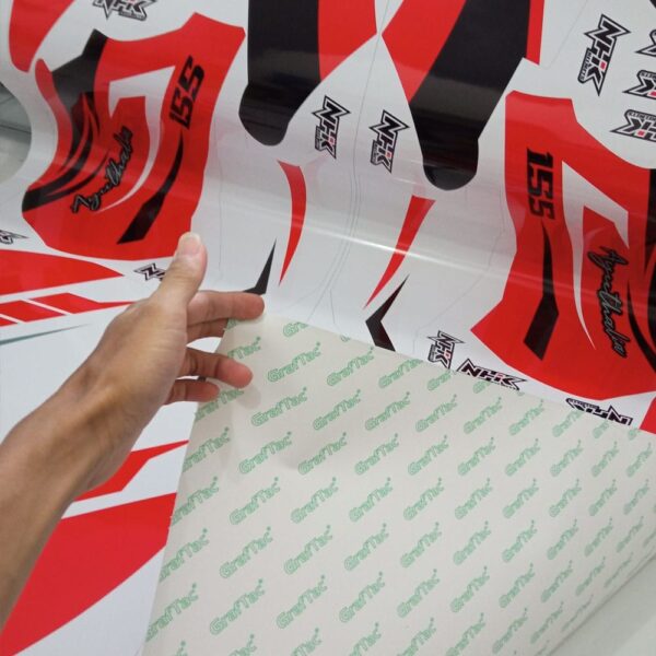 Stiker Vinyl Meteran Graftac